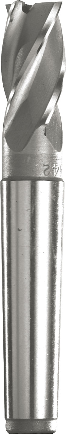 Fraise HSS diamètre 6 mm au cobalt à 8%, 4 dents, DIN844L, longue